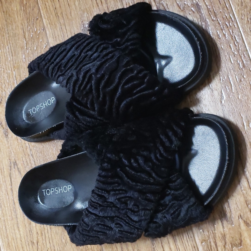 Ladies Topshop slides size 6